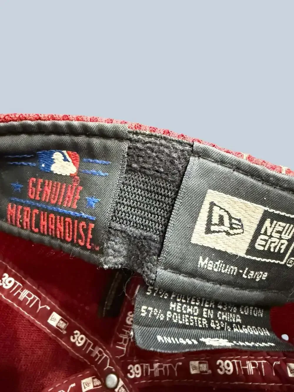 New Era 39THIRTY Houston Astros Distressed Red Mesh Back Flex Fit Hat